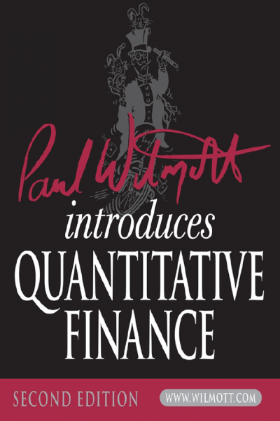 Introduces Quantitative Finance Paul Wilmott