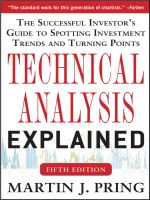 Bộ Sách Technical Analysis Explained và Investment Psychology Explained của Martin J Pring