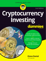 Cryptocurrency Investing For Dummies 2nd