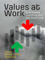 Values at Work Sustainable Investing and ESG Reporting