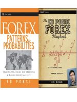 Bộ Sách 2 Cuốn Ed Ponsi Forex Patterns and Probabilities và The Ed Ponsi Forex Playbook